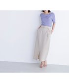 【ナチュラル ビューティー ベーシック/NATURAL BEAUTY BASIC】のベルテッドリネンライクナロースカート ベージュ|ID: prp329100004579703 ipo3291000000032445102