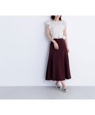 【ナチュラル ビューティー ベーシック/NATURAL BEAUTY BASIC】のサテンパイピングフレアスカート 人気、トレンドファッション・服の通販 founy(ファニー) ファッション Fashion レディースファッション WOMEN スカート Skirt Aライン/フレアスカート Flared A-Line Skirts カットソー Cut And Sew シンプル Simple フレア Flare 夏 Summer 秋 Autumn/Fall thumbnail バーガンディ1|ID: prp329100004579704 ipo3291000000032488214