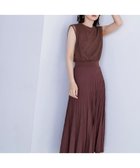 【ナチュラル ビューティー ベーシック/NATURAL BEAUTY BASIC】のチュールドッキングニットワンピース ダークブラウン1|ID: prp329100004579706 ipo3291000000032445152