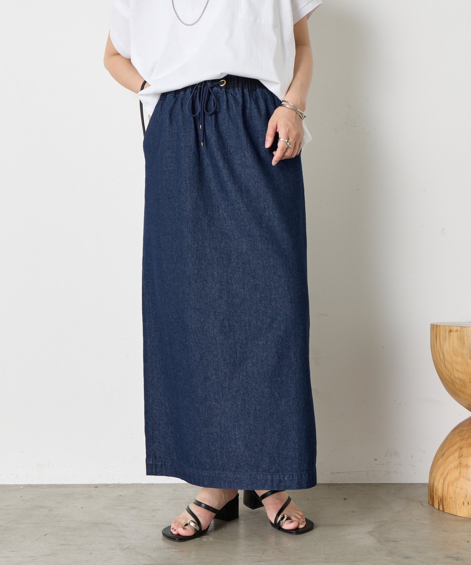 【その他のブランド/Other】のIラインデニムスカート 人気、トレンドファッション・服の通販 founy(ファニー) 　ファッション　Fashion　レディースファッション　Ladies' Fashion Online　スカート　Skirt　デニムスカート　Denim Skirts　スマート　Smart　スリット　Slit　デニム　Denim　バランス　Balance　再入荷　Restock/Back In Stock/Re Arrival　おすすめ　Recommend　 other-1|ID: prp329100004579722 ipo3291000000032677071