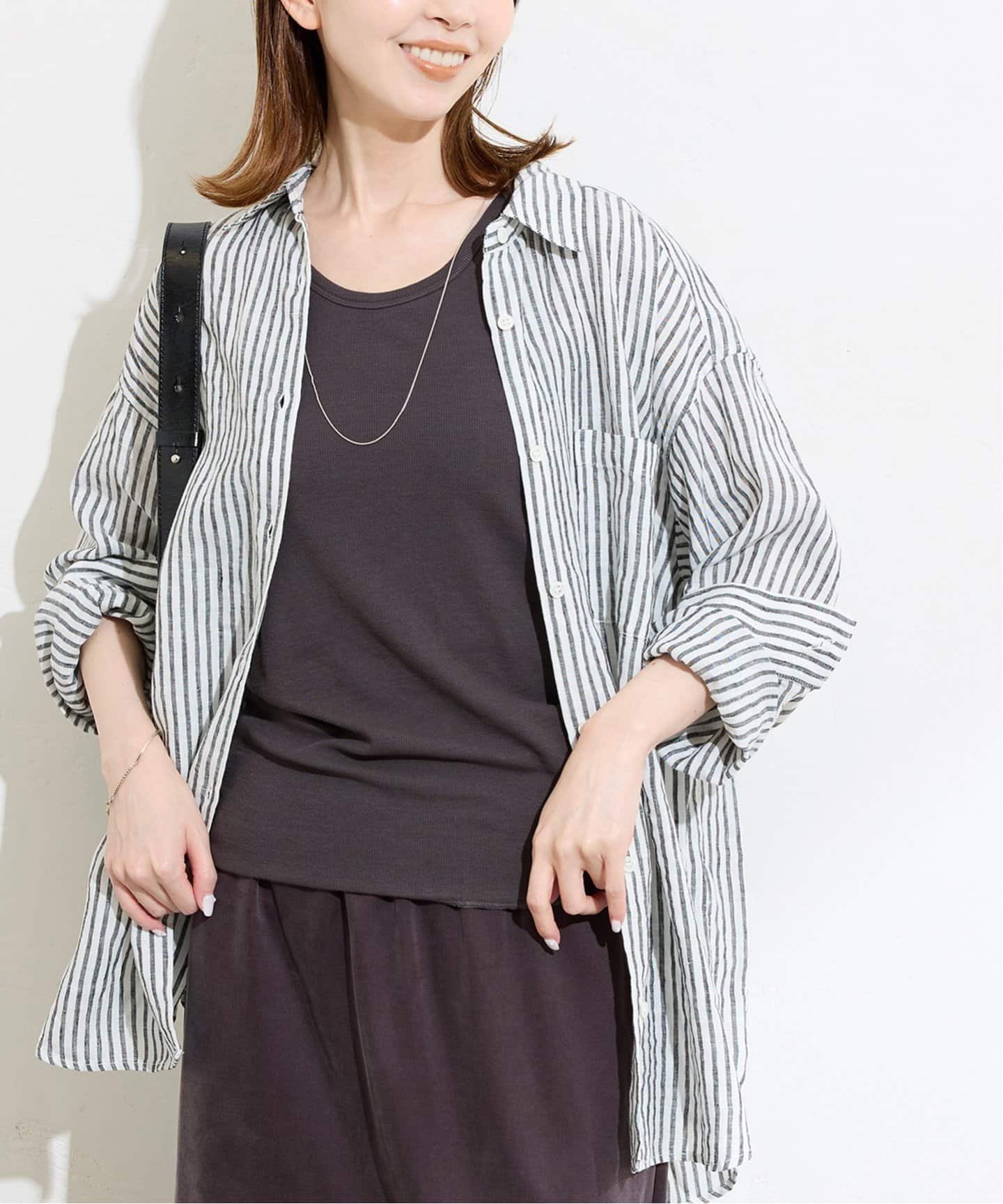 【ジャーナルスタンダード/JOURNAL STANDARD】の《追加3》ソフトゼフィールリネンシャツ インテリア・キッズ・メンズ・レディースファッション・服の通販 founy(ファニー) 　ファッション　Fashion　レディースファッション　Ladies' Fashion Online　トップス・カットソー　Tops/Tshirt　シャツ/ブラウス　Shirts/Blouses　2025年　2025　2025春夏・S/S　Ss,Spring/Summer,2025　ホワイト A|ID: prp329100004579736 ipo3291000000032585901