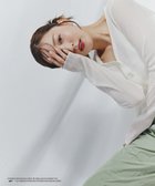 【ナチュラル ビューティー ベーシック/NATURAL BEAUTY BASIC】のシアーカーデ リブカップ付きニットキャミソール シロ|ID: prp329100004579757 ipo3291000000032445753