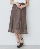 【インデックス/INDEX】のジオメレースフレアスカート/セットアップ対応【洗濯機洗い可】 トープ|ID: prp329100004579799 ipo3291000000032623187