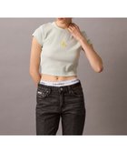 【カルバンクライン/Calvin Klein】の【公式ショップ】 カルバンクライン モノグラム ベイビーTシャツ Calvin Klein Jeans 47AB802 Sprout Green|ID: prp329100004579927 ipo3291000000032479056