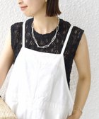 【シップス フォー ウィメン/SHIPS】の手洗い可能 ラッセル レース ノースリーブ ブラック|ID: prp329100004579933 ipo3291000000033648755