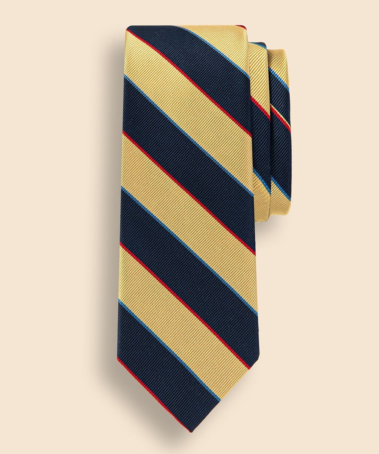 【ブルックス ブラザーズ/Brooks Brothers / MEN】のシルク アーガイルサザーランド レップタイ Made in USA インテリア・キッズ・メンズ・レディースファッション・服の通販 founy(ファニー) 　ファッション　Fashion　メンズファッション　Fashion for Men　シルク　Silk, 100% Silk　ジャカード／ジャガード　Jacquard, Woven Pattern　ニューヨーク　New York, NYC Style　イエロー|ID: prp329100004579971 ipo3291000000033000062