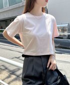 【その他のブランド/Other】のコットン ショート丈 半袖 Tシャツ ピンク|ID: prp329100004579993 ipo3291000000032972273