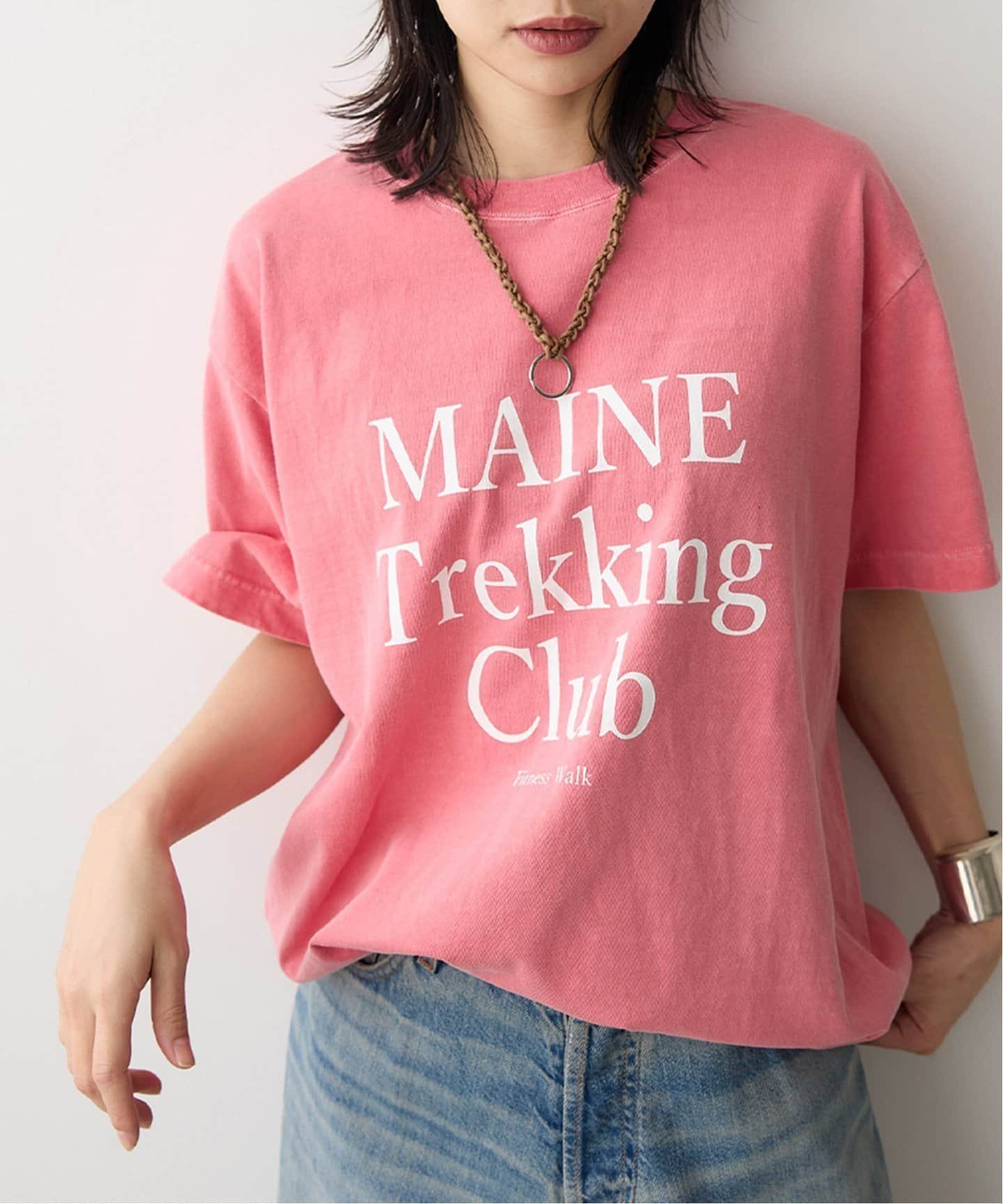 【ジャーナルスタンダード レサージュ/journal standard L'essage】の《追加2》【MAINE】ピグメントTシャツ インテリア・キッズ・メンズ・レディースファッション・服の通販 founy(ファニー) 　ファッション　Fashion　レディースファッション　Fashion for Women　トップス・カットソー　Cut & Sew Tops　シャツ・ブラウス・オフィスカジュアル　Elegant Blouses & Button-Ups　ロングTシャツ・Tシャツ　Longline T-Shirts & Tees　2025年　2025　2025春夏・S/S　Spring/Summer 2025 SS25　ピンク|ID: prp329100004580018 ipo3291000000032672813