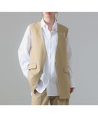 【デミルクス ビームス/Demi-Luxe BEAMS】の【6/5新規値下げ】コットン ラペルレス ジレ 人気、トレンドファッション・服の通販 founy(ファニー) ファッション Fashion レディースファッション WOMEN アウター Coat Outerwear トップス・カットソー Tops/Tshirt ベスト/ジレ Gilets/Vests おすすめ Recommend カットソー Cut And Sew シンプル Simple スリーブ Sleeve セットアップ Set Up ビジネス 仕事 通勤 Business thumbnail BEIGE|ID: prp329100004580025 ipo3291000000032448880