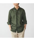 【シップス/SHIPS / MEN】のSHIPS ウォッシュド リネン ソリッド シャツ オリーブ|ID: prp329100004580073 ipo3291000000033000515