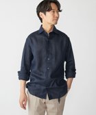 【シップス/SHIPS / MEN】のSHIPS ウォッシュド リネン ソリッド シャツ ネイビー|ID: prp329100004580073 ipo3291000000033000517