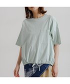 【スタディオ クリップ/studio CLIP】の裾ドロストポケットTシャツ ライトグリーン72|ID: prp329100004580089 ipo3291000000032623436