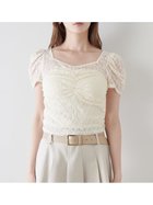 【スナイデル/SNIDEL】のレースカットソー 人気、トレンドファッション・服の通販 founy(ファニー) ファッション Fashion レディースファッション WOMEN トップス・カットソー Tops/Tshirt カットソー Cut and Sewn おすすめ Recommend インナー Inner ギャザー Gather ジャケット Jacket ストレッチ Stretch ストレート Straight スリーブ Sleeve トレンド Trend フィット Fit フロント Front レース Race エレガント 上品 Elegant thumbnail CRM[004]|ID: prp329100004580122 ipo3291000000032484023