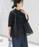 【アーバンリサーチ ドアーズ/URBAN RESEARCH DOORS】のコットンボイルV切替ギャザーブラウス 人気、トレンドファッション・服の通販 founy(ファニー) ファッション Fashion レディースファッション WOMEN トップス・カットソー Tops/Tshirt シャツ/ブラウス Shirts/Blouses 2025年 2025 2025春夏・S/S Ss,Spring/Summer,2025 ギャザー Gather デニム Denim 切替 Switching 夏 Summer S/S・春夏 Ss・Spring/Summer thumbnail BLACK|ID: prp329100004580123 ipo3291000000032450290