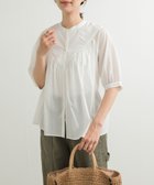 【アーバンリサーチ ドアーズ/URBAN RESEARCH DOORS】のコットンボイルV切替ギャザーブラウス 人気、トレンドファッション・服の通販 founy(ファニー) ファッション Fashion レディースファッション Fashion for Women トップス・カットソー Cut & Sew Tops シャツ・ブラウス・オフィスカジュアル Elegant Blouses & Button-Ups ウェーブ Wavy Pattern ギャザー Gathered, Ruffled 切替 Switching, Contrast Panel デニム Denim, Jeans Material 冬 Winter / This Winter S/S・春夏 SS, Spring/Summer, Warm Season 夏 Summer 2025年 2025 2025春夏・S/S Spring/Summer 2025 SS25 thumbnail OFF|ID: prp329100004580123 ipo3291000000033396795