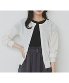 【インデックス/INDEX】の《7色展開/XS-LLサイズ》ビジューボタンクルーネックカーディガン【洗濯機洗い可】 人気、トレンドファッション・服の通販 founy(ファニー) ファッション Fashion レディースファッション Ladies' Fashion Online トップス・カットソー Tops/Tshirt カーディガン Cardigans クリスタル Crystal シアー Sheer ビジュー Bijou エレガント 上品 Elegant 夏 Summer thumbnail オフホワイト|ID: prp329100004580130 ipo3291000000032692116