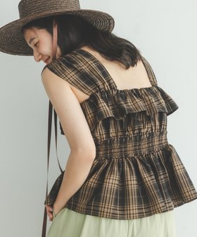 【エヌ ナチュラルビューティーベーシック/N.Natural Beauty basic】のチェックペプラムブラウス 人気、トレンドファッション・服の通販 founy(ファニー) ファッション Fashion レディースファッション WOMEN トップス・カットソー Tops/Tshirt シャツ/ブラウス Shirts/Blouses シャーリング Shirring チェック Check フィット Fit フェミニン Feminine ペプラム Peplum ラッフル Raffle |ID:prp329100004580132