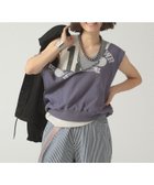 【ビームス ウイメン/BEAMS】の【7/25再値下げ】カットオフ スウェット ベスト VIOLET|ID: prp329100004580134 ipo3291000000033555454