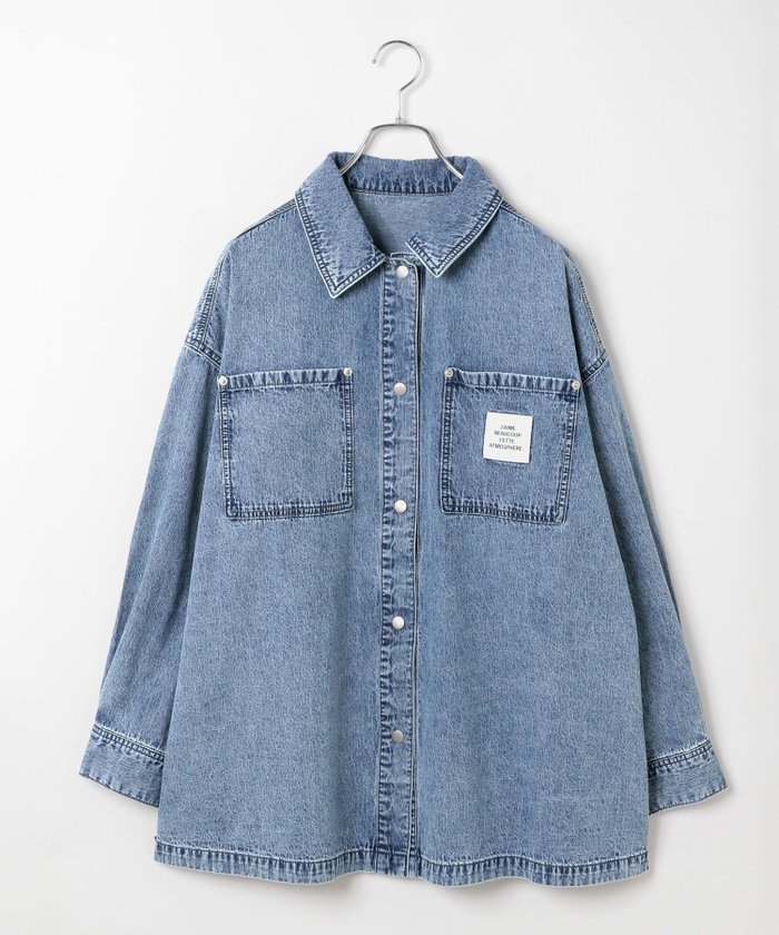 【レプシィム ローリーズファーム/LEPSIM LOWRYS FARM】のBIGデニムシャツ2 インテリア・キッズ・メンズ・レディースファッション・服の通販 founy(ファニー) https://founy.com/ ファッション Fashion レディースファッション Ladies' Fashion Online トップス・カットソー Tops/Tshirt シャツ/ブラウス Shirts/Blouses おすすめ Recommend キャミソール Camisole タンク Tank デニム Denim 春 Spring |ID: prp329100004580138 ipo3291000000032661721