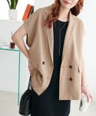 【ディスコート/Discoat】の【WEB限定/新色追加!】テックリネンフレンチシャツジャケット ベージュ|ID: prp329100004580150 ipo3291000000032725341