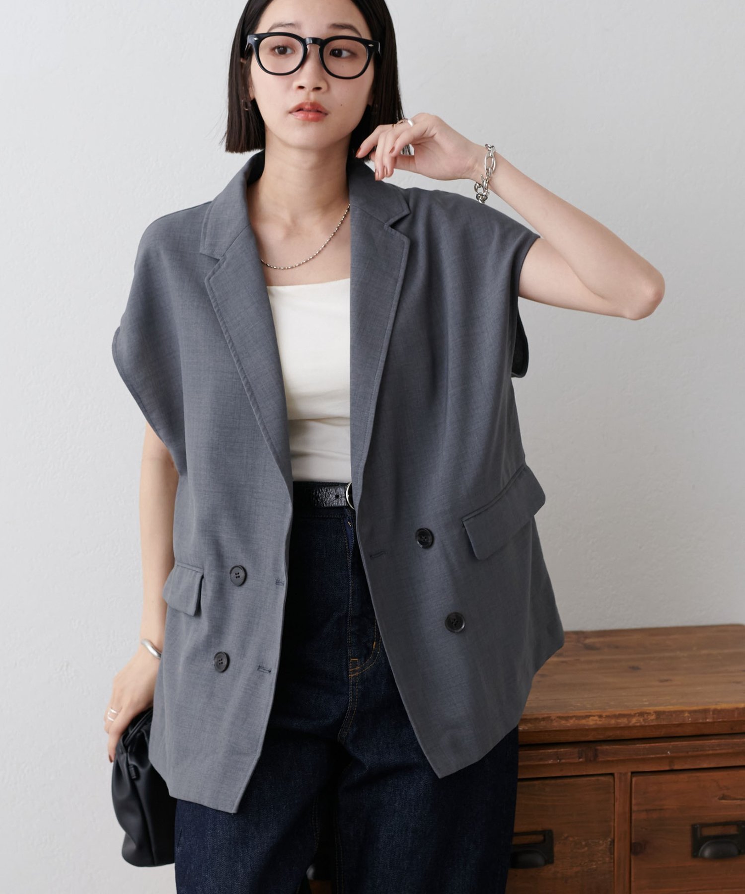 【ディスコート/Discoat】の【WEB限定/新色追加!】テックリネンフレンチシャツジャケット インテリア・キッズ・メンズ・レディースファッション・服の通販 founy(ファニー) 　ファッション　Fashion　レディースファッション　Fashion for Women　アウター　Coat / Outerwear Collection　レディースジャケット・軽アウター　Jackets　ジャケット　Jacket, Outerwear　フレンチ　French, French Style　リネン　Linen, Linen Fabric　人気　Popular, Best Seller　夏　Summer　グレー|ID: prp329100004580150 ipo3291000000032725346