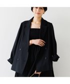【ルージュヴィフラクレ/Rouge vif la cle】の麻混ライトダブルジャケット 人気、トレンドファッション・服の通販 founy(ファニー) ファッション Fashion レディースファッション Fashion for Women アウター Coat / Outerwear Collection レディースジャケット・軽アウター Jackets ジャケット Jacket, Outerwear セットアップ Set-Up, Coordinated Outfit リネン Linen, Linen Fabric 夏 Summer thumbnail ブラック|ID: prp329100004580582 ipo3291000000033633800
