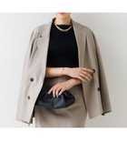 【ルージュヴィフラクレ/Rouge vif la cle】の麻混ライトダブルジャケット 人気、トレンドファッション・服の通販 founy(ファニー) ファッション Fashion レディースファッション Fashion for Women アウター Coat / Outerwear Collection レディースジャケット・軽アウター Jackets ジャケット Jacket, Outerwear セットアップ Set-Up, Coordinated Outfit リネン Linen, Linen Fabric 夏 Summer thumbnail グレー|ID: prp329100004580582 ipo3291000000033633804