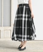 【アールピーエス/rps】のチェック柄ガーゼバルーンスカート 人気、トレンドファッション・服の通販 founy(ファニー) ファッション Fashion レディースファッション Fashion for Women スカート Skirts エアリー Airy Texture チェック Check, Plaid, Tartan バルーン Balloon, Balloon Silhouette フォルム Silhouette, Form ポケット Pocket, Pocket Detail リラックス Relax, Relaxed Fit ロング Long, Long-Length thumbnail ブラック|ID: prp329100004580588 ipo3291000000032640728