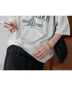 【ディスコート/Discoat】の【WEB限定】刺繍ロゴハーフスリーブミニ裏毛スウェット 人気、トレンドファッション・服の通販 founy(ファニー) ファッション Fashion レディースファッション Fashion for Women トップス・カットソー Cut & Sew Tops レディースパーカー・カジュアルフーディー Casual Hoodies & Sweatshirts スウェット・クルーネックトップス Sweatshirts & Crewnecks / Relaxed Fit Sweat Tops カットオフ Cut-Off Design スウェット / スエット Sweatshirt, Sweatwear フロント Front, Front Design リメイク Remake, Reconstructed ヴィンテージ Vintage Style 春 Spring |ID:prp329100004580617