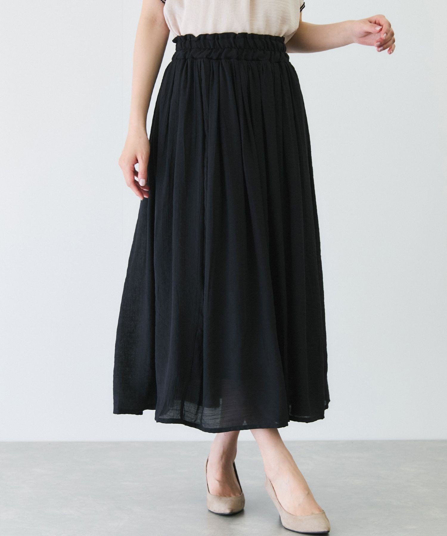 【ジャイロ/JAYRO】のRTスラブギャザースカート 人気、トレンドファッション・服の通販 founy(ファニー) 　ファッション　Fashion　レディースファッション　Fashion for Women　スカート　Skirts　カットソー　Cut and Sewn Top　ギャザー　Gathered, Ruffled　シアー　Sheer, See-Through　ポケット　Pocket, Pocket Detail　エレガント 上品　Elegant　夏　Summer　春　Spring　S/S・春夏　SS, Spring/Summer, Warm Season　 other-1|ID: prp329100004580640 ipo3291000000033219832