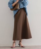 【ユーバイ スピック&スパン/U by Spick&Span】の《WEB限定/ 》カットフレアスカート ブラウン|ID: prp329100004580681 ipo3291000000032737282