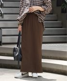 【ジャーナルスタンダード レリューム/JOURNAL STANDARD relume】の抗菌防臭 / 接触冷感 / OEスリットマキシスカート ブラウン|ID: prp329100004580701 ipo3291000000032678367