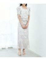 【スナイデル/SNIDEL】のプリントナロースカート 人気、トレンドファッション・服の通販 founy(ファニー) ファッション Fashion レディースファッション WOMEN スカート Skirt おすすめ Recommend エレガント 上品 Elegant ストレート Straight ドット Dot ドレープ Drape プリント Print 透かし Watermark |ID:prp329100004580774