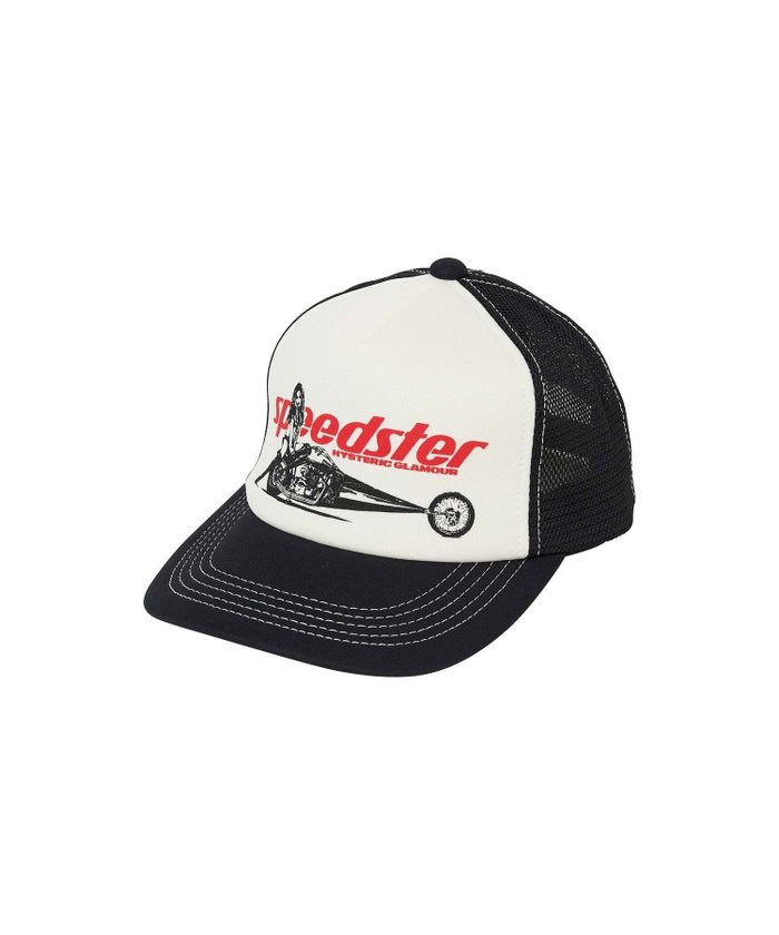 【ヒステリックグラマー/HYSTERIC GLAMOUR / MEN】のSPEEDSTER メッシュキャップ インテリア・キッズ・メンズ・レディースファッション・服の通販 founy(ファニー) https://founy.com/ ファッション Fashion メンズファッション Fashion for Men キャップ Cap, Baseball Cap クール Cool, Chic グラフィック Graphic, Graphic Design ストレート Straight, Straight Cut メッシュ Mesh, Net Fabric モチーフ Motif, Design Theme 定番 Standard, Basic Item |ID: prp329100004580794 ipo3291000000033225408