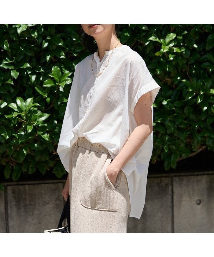 【フリークスストア/FREAK'S STORE】のインドボイル フレンチスリーブブラウス 25SS 人気、トレンドファッション・服の通販 founy(ファニー) 　ファッション　Fashion　レディースファッション　Ladies' Fashion Online　トップス・カットソー　Tops/Tshirt　シャツ/ブラウス　Shirts/Blouses　2025年　2025　2025春夏・S/S　Ss,Spring/Summer,2025　インド　India　スリーブ　Sleeve　フレンチ　French　夏　Summer　S/S・春夏　Ss・Spring/Summer　無地　Plain Color　 other-1|ID: prp329100004580902 ipo3291000000032582343
