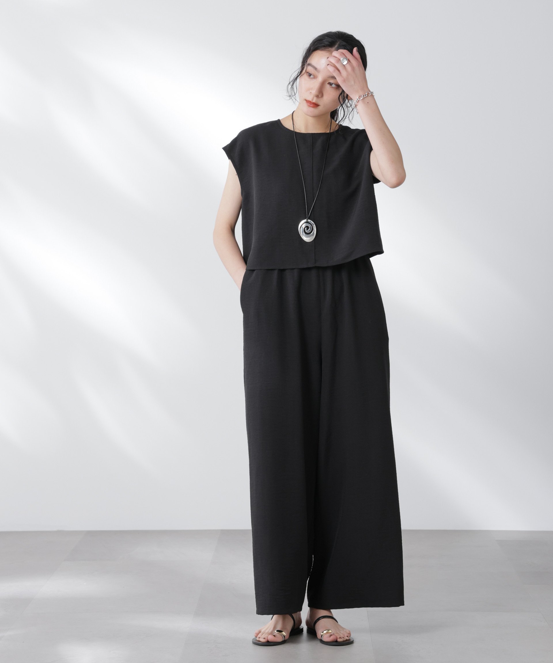 【ナノ ユニバース/nano universe】のフレンチスリーブオールインワン 人気、トレンドファッション・服の通販 founy(ファニー) 　ファッション　Fashion　レディースファッション　Fashion for Women　ワンピース　Dresses　オールインワン・ワンピース　Dresses and Jumpsuits　ウォッシャブル　Machine Washable　ギャザー　Gathered, Ruffled　サンダル　Sandals, Summer Shoes　ショート　Short, Short Length　シンプル　Simple, Minimal　ジャケット　Jacket, Outerwear　スニーカー　Sneakers, Trainers　スポーツ　Sports, Activewear　スリーブ　Sleeve, Long Sleeve / Short Sleeve　セットアップ　Set-Up, Coordinated Outfit　セパレート　Separate, Two-Piece　センター　Center, Center Line　ドッキング　Docking, Mixed Material　フレンチ　French, French Style　フロント　Front, Front Design　ベーシック　Basic, Essential　リラックス　Relax, Relaxed Fit　ワイド　Wide, Wide Fit　おすすめ　Recommended / Our Picks　ビジネス 仕事 通勤　Business / Work / Commuting　2025年　2025　2025-2026秋冬・A/W　Autumn/Winter 2025–26 AW25–26　 other-1|ID: prp329100004580935 ipo3291000000032753002