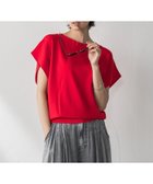 【メイソングレイ/MAYSON GREY】の【WEB限定】フレンチスリーブニットプルオーバー≪手洗い可能≫ 人気、トレンドファッション・服の通販 founy(ファニー) ファッション Fashion レディースファッション Fashion for Women トップス・カットソー Cut & Sew Tops ニット Knit Tops & Sweaters カジュアルプルオーバー・ニットトップス Pullovers & Knit Tops / Casual Pullovers エレガント 上品 Elegant ビジネス 仕事 通勤 Business / Work / Commuting thumbnail レッド|ID: prp329100004580951 ipo3291000000033279939