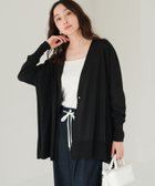 【エルーラ/Elura】のUVカットガウンカーディガン / 495594 人気、トレンドファッション・服の通販 founy(ファニー) ファッション Fashion レディースファッション Fashion for Women トップス・カットソー Cut & Sew Tops カーディガン・羽織り Layered Style Cardigans エレガント 上品 Elegant シンプル Simple, Minimal デニム Denim, Jeans Material トレンド Trend, Trending Now リラックス Relax, Relaxed Fit ワイド Wide, Wide Fit 夏 Summer 旅行 Travel thumbnail ブラック09|ID: prp329100004581018 ipo3291000000033614726