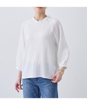 【インディヴィ/INDIVI】の春SALE!【洗える】シャーリング風ラグランスリーブブラウス 人気、トレンドファッション・服の通販 founy(ファニー) ファッション Fashion レディースファッション Fashion for Women トップス・カットソー Cut & Sew Tops シャツ・ブラウス・オフィスカジュアル Elegant Blouses & Button-Ups インナー Innerwear シャーリング Shirring, Ruched シンプル Simple, Minimal ジャケット Jacket, Outerwear スタンド Stand Collar, Upright Stand スリーブ Sleeve, Long Sleeve / Short Sleeve デニム Denim, Jeans Material トレンド Trend, Trending Now バランス Balance, Style Balance ボトム Bottoms, Lower Wear ヴィンテージ Vintage Style エレガント 上品 Elegant 春 Spring 洗える Machine Washable ビジネス 仕事 通勤 Business / Work / Commuting |ID:prp329100004581028
