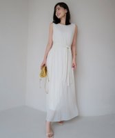 【アニュアンス/anuans】のランダムプリーツシアーロングワンピース 人気、トレンドファッション・服の通販 founy(ファニー) ファッション Fashion レディースファッション Ladies' Fashion Online ワンピース Dress おすすめ Recommend エアリー Airy スカーフ Scarf プリーツ Pleats ランダム Random リゾート Resort リボン Ribbon リラックス Relax 夏 Summer |ID:prp329100004581047