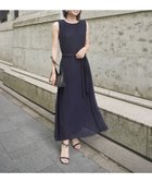 【アニュアンス/anuans】のランダムプリーツシアーロングワンピース NAVY|ID:prp329100004581047