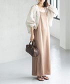 【ノーブル / スピック&スパン/NOBLE / Spick & Span】の【洗える】ルナサテンコンフォートキャミワンピース ブラウン D|ID: prp329100004581050 ipo3291000000032751537