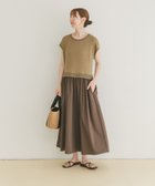 【アイテムズアーバンリサーチ/ITEMS URBAN RESEARCH】のニットドッキングフレンチワンピース 人気、トレンドファッション・服の通販 founy(ファニー) ファッション Fashion レディースファッション Fashion for Women ワンピース Dresses 2025年 2025 2025春夏・S/S Spring/Summer 2025 SS25 シンプル Simple, Minimal スリーブ Sleeve, Long Sleeve / Short Sleeve ドッキング Docking, Mixed Material フレンチ French, French Style 夏 Summer S/S・春夏 SS, Spring/Summer, Warm Season thumbnail MOC|ID: prp329100004581175 ipo3291000000033612625
