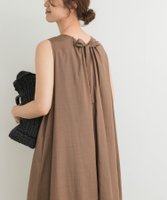 【アーバンリサーチ ドアーズ/URBAN RESEARCH DOORS】のバックリボンギャザーワンピース 人気、トレンドファッション・服の通販 founy(ファニー) ファッション Fashion レディースファッション Ladies' Fashion Online ワンピース Dress 2025年 2025 2025春夏・S/S Ss,Spring/Summer,2025 ギャザー Gather サンダル Sandals シューズ Shoes ノースリーブ No Sleeve フラット Flat リゾート Resort リボン Ribbon エレガント 上品 Elegant 夏 Summer S/S・春夏 Ss・Spring/Summer |ID:prp329100004581176