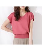 【プロポーション ボディドレッシング/PROPORTION BODY DRESSING】のVネック総針ニット ピンク|ID: prp329100004581179 ipo3291000000032723851