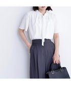 【ナチュラル ビューティー ベーシック/NATURAL BEAUTY BASIC】のフリルネックナローボウタイブラウス 人気、トレンドファッション・服の通販 founy(ファニー) ファッション Fashion レディースファッション Fashion for Women トップス・カットソー Cut & Sew Tops シャツ・ブラウス・オフィスカジュアル Elegant Blouses & Button-Ups おすすめ Recommended / Our Picks とろみ Fluid, Flowy Fabric ジャケット Jacket, Outerwear ジョーゼット Georgette, Semi-Sheer Fabric スタイリッシュ Stylish, Fashionable スリーブ Sleeve, Long Sleeve / Short Sleeve フリル Frill, Ruffle フレア Flare, Flared フロント Front, Front Design リボン Ribbon, Bow エレガント 上品 Elegant thumbnail オフホワイト1|ID: prp329100004581222 ipo3291000000033627514