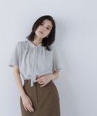 【ナチュラル ビューティー ベーシック/NATURAL BEAUTY BASIC】のフリルネックナローボウタイブラウス 人気、トレンドファッション・服の通販 founy(ファニー) ファッション Fashion レディースファッション Fashion for Women トップス・カットソー Cut & Sew Tops シャツ・ブラウス・オフィスカジュアル Elegant Blouses & Button-Ups おすすめ Recommended / Our Picks とろみ Fluid, Flowy Fabric ジャケット Jacket, Outerwear ジョーゼット Georgette, Semi-Sheer Fabric スタイリッシュ Stylish, Fashionable スリーブ Sleeve, Long Sleeve / Short Sleeve フリル Frill, Ruffle フレア Flare, Flared フロント Front, Front Design リボン Ribbon, Bow エレガント 上品 Elegant thumbnail ペールグリーン|ID: prp329100004581222 ipo3291000000033627518