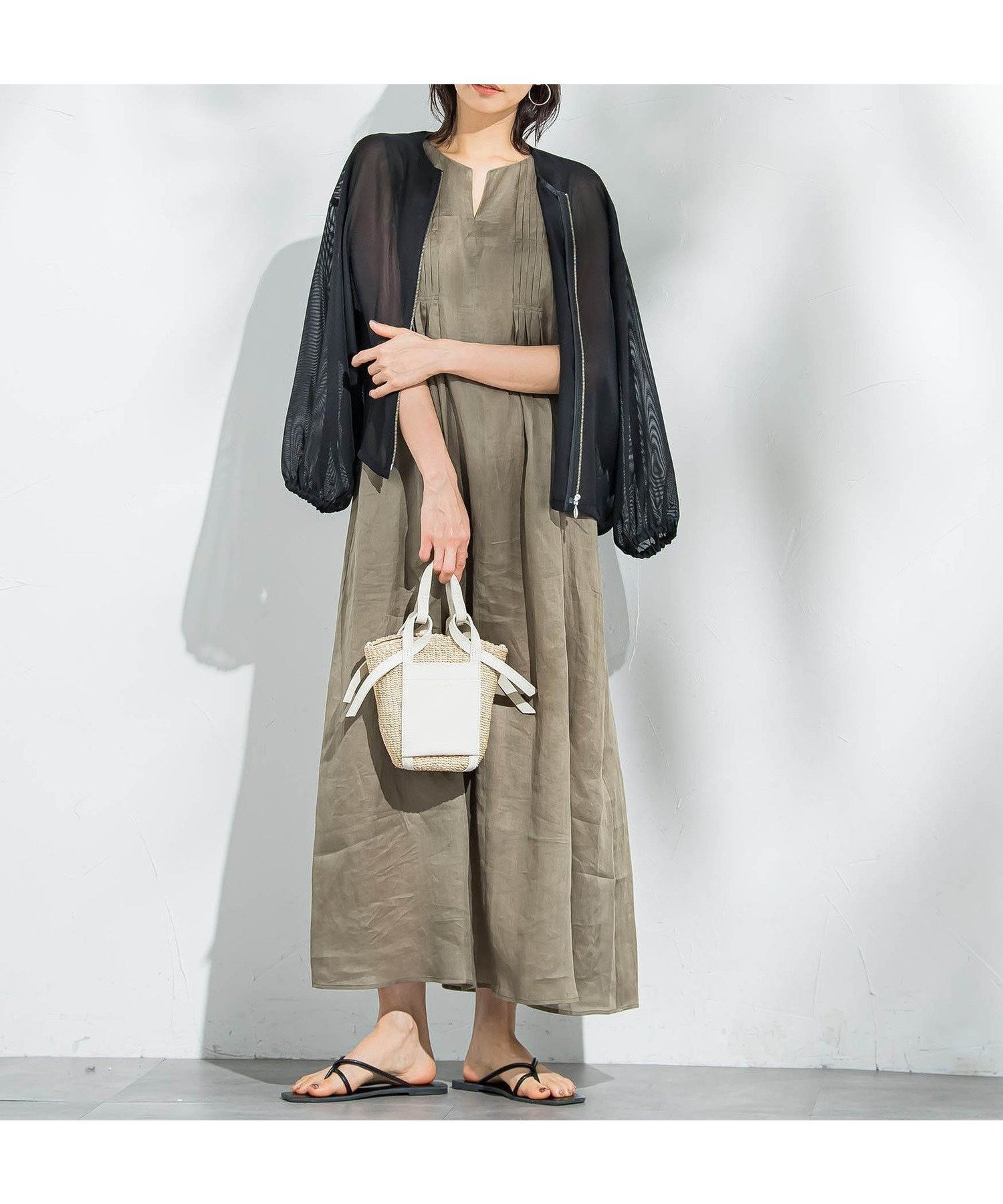【ロートレ アモン/LAUTRE AMONT】の【WEB限定】ラミーノースリーブワンピース≪洗濯機で洗える≫ 人気、トレンドファッション・服の通販 founy(ファニー) 　ファッション　Fashion　レディースファッション　Fashion for Women　ワンピース　Dresses　アンダー　Underwear Essentials　洗える　Machine Washable　ジャケット　Jacket, Outerwear　スリット　Slit, Slit Detail　ドレス　Dress, One-Piece　定番　Standard, Basic Item　リネン　Linen, Linen Fabric　 other-1|ID: prp329100004581248 ipo3291000000032751877