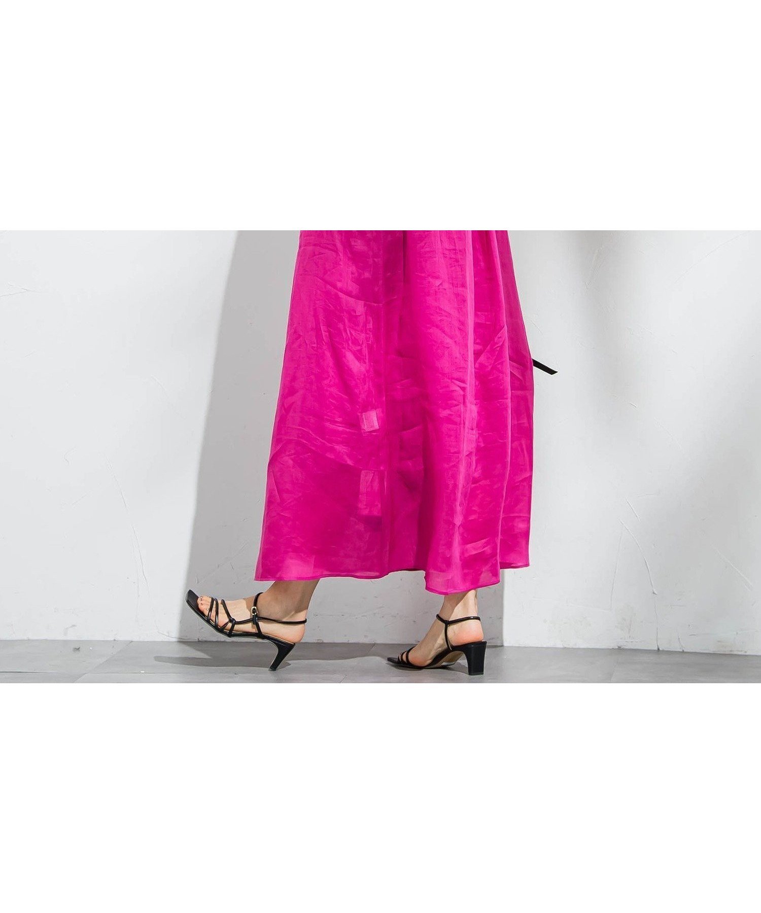 【ロートレ アモン/LAUTRE AMONT】の【WEB限定】ラミーノースリーブワンピース≪洗濯機で洗える≫ インテリア・キッズ・メンズ・レディースファッション・服の通販 founy(ファニー) 　ファッション　Fashion　レディースファッション　Fashion for Women　ワンピース　Dresses　アンダー　Underwear Essentials　洗える　Machine Washable　ジャケット　Jacket, Outerwear　スリット　Slit, Slit Detail　ドレス　Dress, One-Piece　定番　Standard, Basic Item　リネン　Linen, Linen Fabric　ピンク|ID: prp329100004581248 ipo3291000000032751881