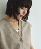 【ビッキー/VICKY】のラメ裏毛マエアキベスト≪手洗い可能≫ 人気、トレンドファッション・服の通販 founy(ファニー) ファッション Fashion レディースファッション Ladies' Fashion Online アウター Coat Outerwear トップス・カットソー Tops/Tshirt ベスト/ジレ Gilets/Vests おすすめ Recommend コンパクト Compact トレンド Trend フォルム Form ベスト Vest ポケット Pocket 今季 This Season 羽織 Haori thumbnail ベージュ|ID: prp329100004581255 ipo3291000000032459930